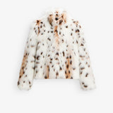 JACHETĂ DIN FURTUNĂ FAȚĂ LEOPARD