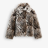 JACHETĂ DIN FURTUNĂ FAȚĂ LEOPARD