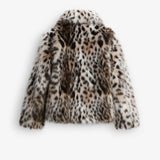 JACHETĂ DIN FURTUNĂ FAȚĂ LEOPARD