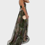 Mia - Blumen Maxi Kleid für Mühelose Eleganz