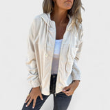 Isabella - Jachetă din Catifea Canelată