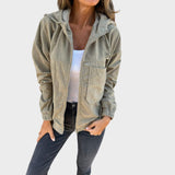 Jagoda - Kordura-Jacke mit Kapuze und Reißverschluss