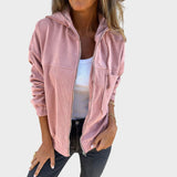 Jagoda™ - Kordura-Jacke mit Kapuze und Reißverschluss