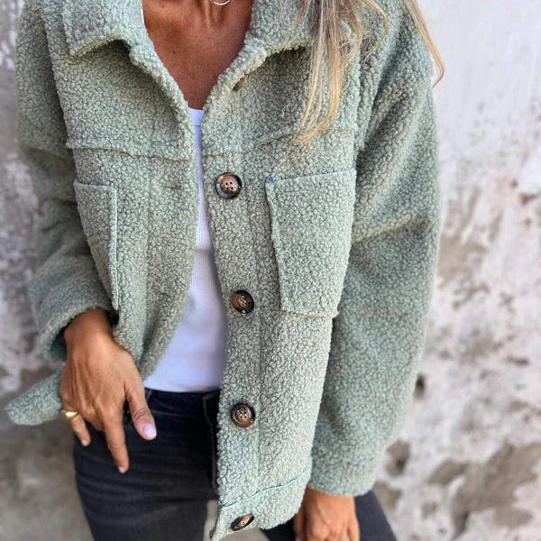 Dion | Kurze Jacke mit Revers