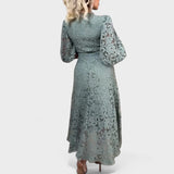 Maja - Spitzenkleid mit Laternenärmeln