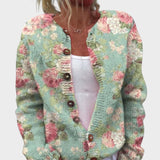Danica - Cardigan mit floralen Mustern für den Herbst