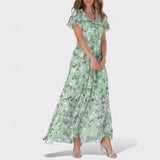 Mila - Luxuriöses langes Kleid mit elegantem Schnitt