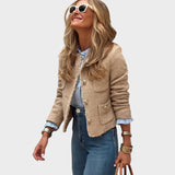 Slavenka - Schicke Beige Jacke