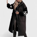 Rosana - Palton elegant cu glugă