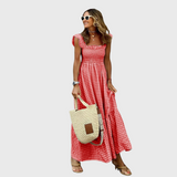 Anđela | Karierte Kleid