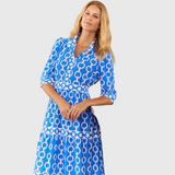 Marina | Kleid im mediterranen Muster