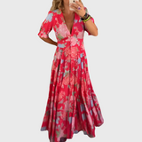 Danijela | Blumenmaxikleid