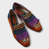 Mara – Brauner Loafer mit Leopardenmuster