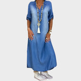 Maja™ – Jeanskleid mit seitlichem Schlitz