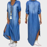 Maja™ – Jeanskleid mit seitlichem Schlitz