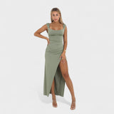 Constança - Langes Kleid mit offenem Rücken