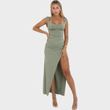 Ema - Einfaches langes Kleid