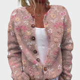 Iva - Herbstblumen Cardigan