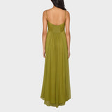 Bela - Maxi Kleid mit Schlüssel-Ausschnitt