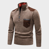 Rayne - Eleganter Pullover mit Reißverschluss und Tasche