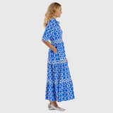 Marina | Kleid im mediterranen Muster