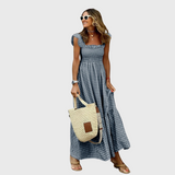 Anđela | Karierte Kleid