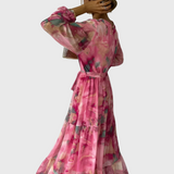 Martina | Blumenmaxikleid