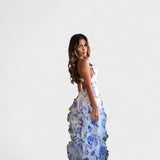 Mirjana - Lange Blumenkleid mit Volants