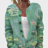 Ana - Herbstlicher Blumen-Kardigan
