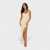 Constança - Langes Kleid mit offenem Rücken