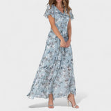 Mila - Luxuriöses langes Kleid mit elegantem Schnitt