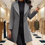 Venzi – Palton elegant cu mâneci lungi