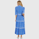 Marina | Kleid im mediterranen Muster