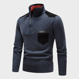 Rayne - Eleganter Pullover mit Reißverschluss und Tasche