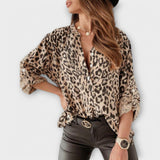 Biserka - Moderne Leopardenbluse