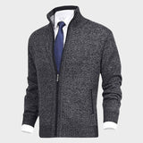 Saber – Cardigan mit hohem Kragen