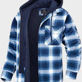 Rodger - Jachetă modernă cu glugă, cu carouri