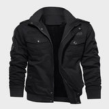 Gary - Jachetă elegantă din fleece cu buzunare