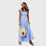 Anđela | Karierte Kleid