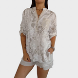 Bernarda - Bluse mit modernem Muster