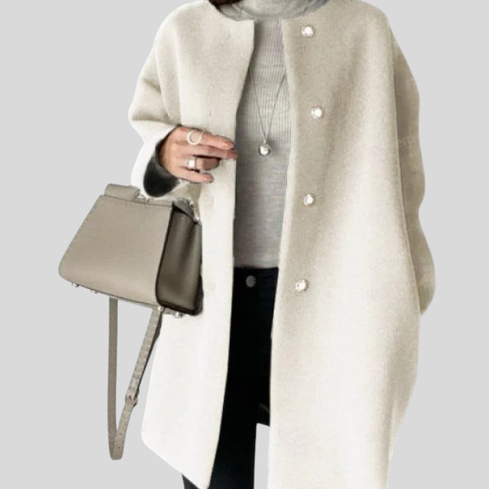 Lia – Eleganter Mantel im Geraden Schnitt