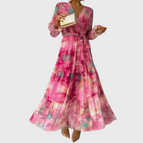 Martina | Blumenmaxikleid