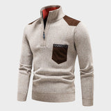 Rayne - Eleganter Pullover mit Reißverschluss und Tasche
