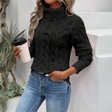 Amelia | Eleganter Rollkragenpullover aus Strick