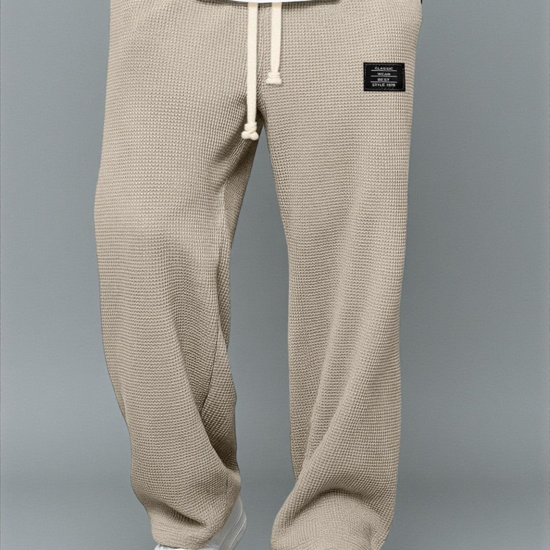 Robert - Pantaloni cu croi larg și talie reglabilă