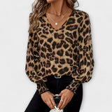 Jadranka - Stilisierte Leopard Bluse