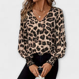 Jadranka - Stilisierte Leopard Bluse