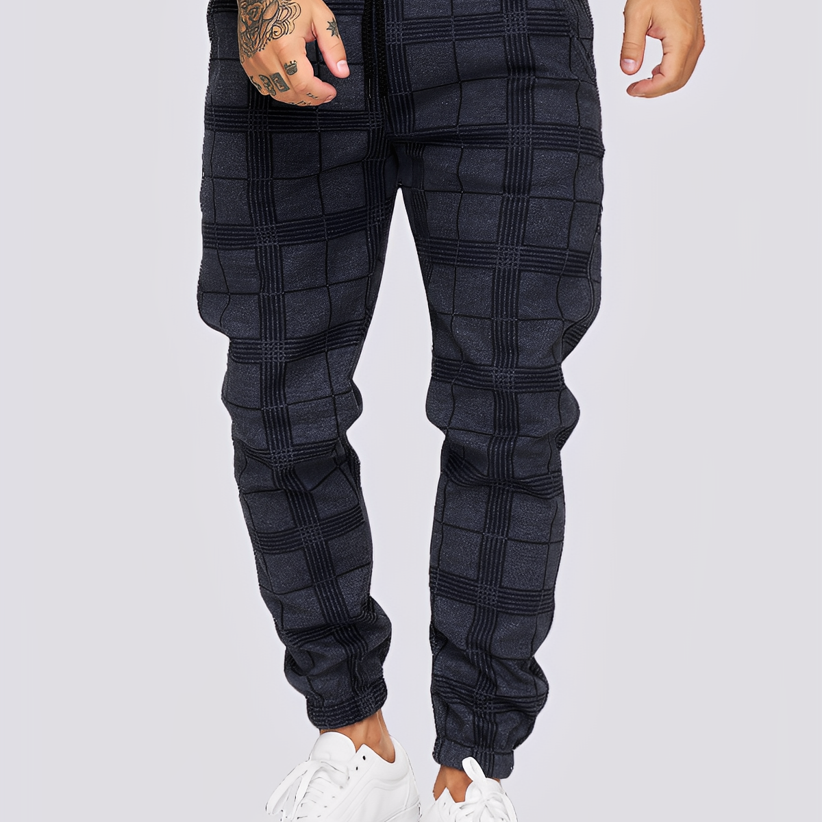 Jaeden - Pantaloni cu carouri pentru bărbați