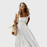 Anđela | Karierte Kleid