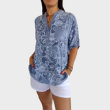 Bernarda - Bluse mit modernem Muster